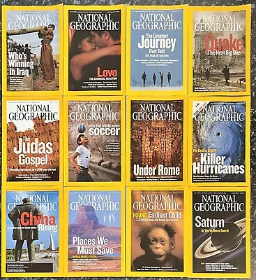 National Geographic Magazines Year 2006 Complete Set • $12