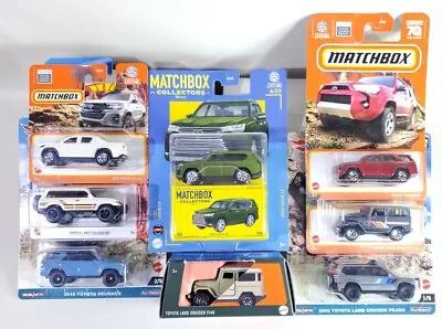 8 Car Toyota Lexus Lot Hot Wheels Matchbox Land Cruiser 40 80 120 4runner Hilux  • $44.99