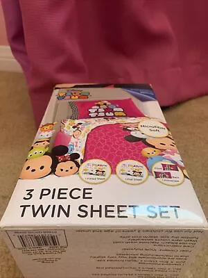 Disney Tsum Tsum 3 Piece Twin Sheet Set • $17