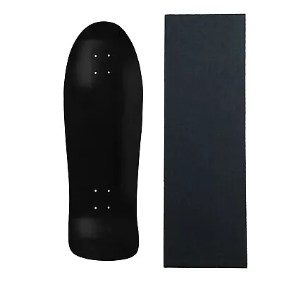 Moose Skateboards Old School 10  X 30  Black Blank Skateboard Deck With Grip • $34.95