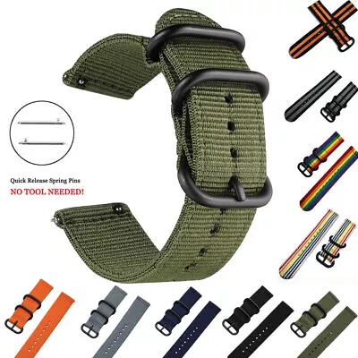 18/20/22/24mm Nylon Band For Samsung Galaxy Gear S3 S2 Active 1/2 Sport Strap • $12.98