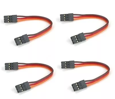 DJI Phantom 2 10CM Male To Male Servo Lead (JR) 26AWG Wire Cable 4 Pack • $10.95