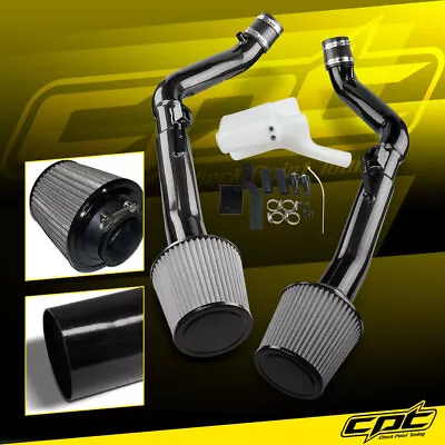 For 08-13 G37 2dr/4dr 3.7L V6 Black Cold Air Intake + Stainless Steel Air Filter • $187.16