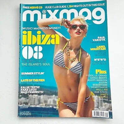 Mixmag Magazine September 2008 #208 Clubbing Dance Ibiza Paul Van Dyk  • £7.99