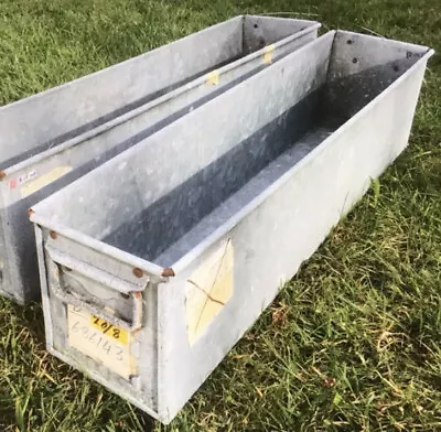 £24.95 • Buy Fort Dunlop Vintage Industrial Retro Reclaimed Galvanised Metal Storage/planter