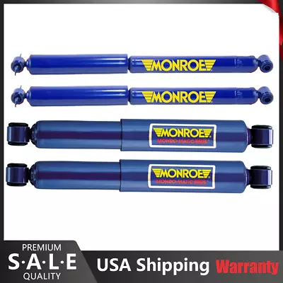 For Chevy S10 Blazer 83-94 S10 82-04 4X4 Monroe Shocks Front & Rear 32186/32194 • $111.99