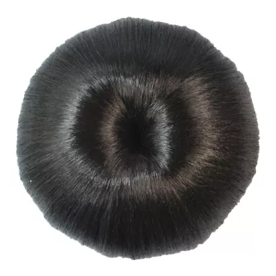 Black Wig Chignon Updo Hair Pieces Female Updo Hairpiece Wig Hair Scrunchies • £10.78