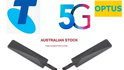 5G 22dBi DUAL ANTENNAS FOR OPTUS NETGEAR NIGHTHAWK M6 MR65000MOBILE 5G MODEM TS9 • $74.99