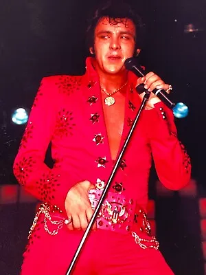 M4 Photograph Handsome 1980's Elvis Impersonator Lookalike Legends In Concert • $17.50