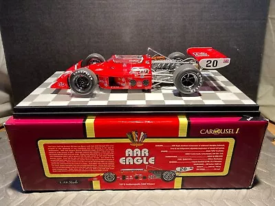 1/18 Carousel 1 Aar Eagle 1973 Indy 500 Winner #20 Gordon Johncock Stp Double • $249.99