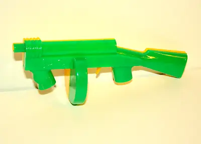 Vintage Dime Store Toy Plastic Clicker Green Tommy Machine Gun 1960s Nos New • $12.99