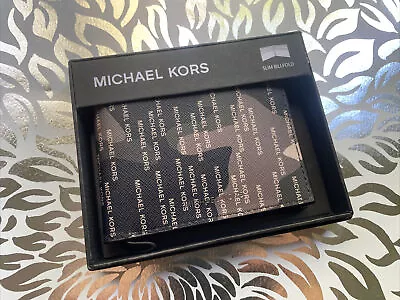 Michael Kors Men’s Wallet 86F1LMNF5U Olive Slim Billfold Gift Box MSRP $88 New • $49.99