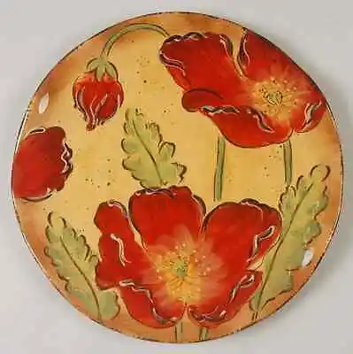 Maxcera Corp Poppy Splatter Dinner Plate 8687810 • $35.99