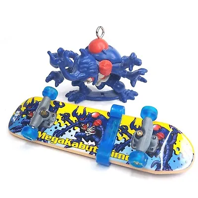 Digimon Skateboarding Blue Altur Kabuterimon Figure & 26mm Skateboard • $30