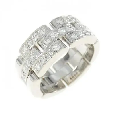 Authentic Cartier Maillon Panthere Half Diamond Ring  #260-006-557-1927 • £2439.15
