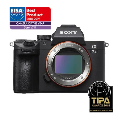 $3448.85 • Buy Sony Alpha A7 Mark III CSC Mirrorless Full Frame Digital Camera - Body Only