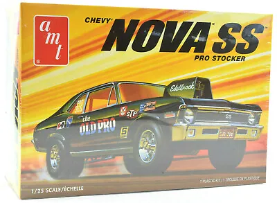 AMT  Old Pro  1972 Chevy Nova SS Pro Stocker 1:25 Plastic Model Car Kit 1142 • $47.95