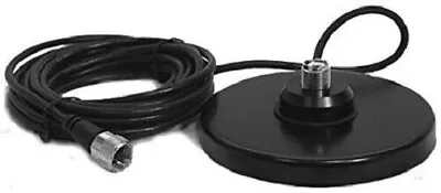 5  Black Magnet BR-354 Mobile Radio Magnetic Antenna UHF Male Connector PL259 • $34.99