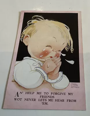 £3 • Buy Unused Mabel Lucie Attwell Forgiveness Postcard