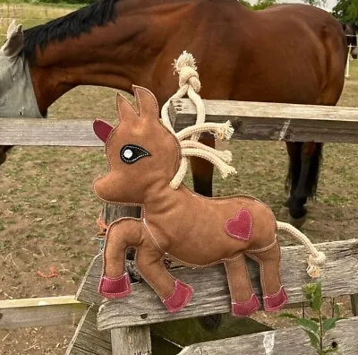 £19.99 • Buy Equipride Relax Horse Toy Made On Leather Stable Unicorn 40 Cm