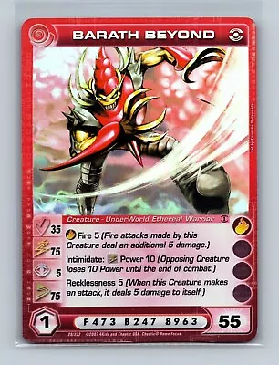Chaotic TCG - Barath Beyond Max Speed - 1st Edition Super Rare Foil • $2.99