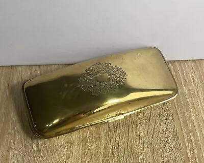 Antique / Vintage Metal Spectacle Glasses Case. Unknown Maker & Metal • £14.99