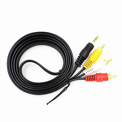 3.5mm AV AUDIO VIDEO TV Cable Cord For G-Box MX 2 M8 MXQ MX3 Android XBMC TV Box • £2.82