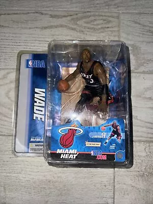 Miami Heat Dwyane Wade McFarlane NBA Series 9 Action Figure - Black Jersey • $29.99
