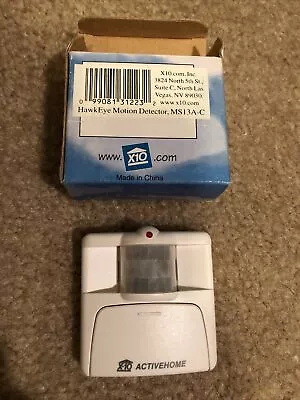 $8.95 • Buy X10 HAWKEYE Motion Detector MS13A-C NEW IN BOX