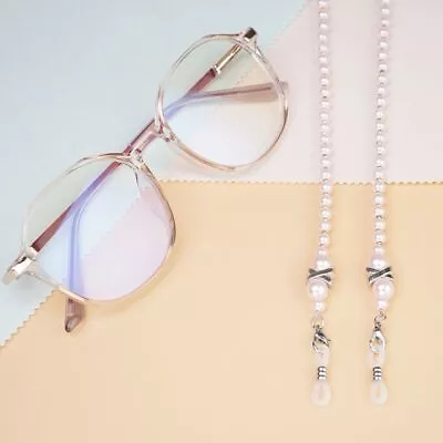 Glasses Accessories Reading Glasses Chain Pearl Glasses Straps  Women Men • £2.92