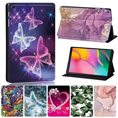 Multi-Color PU Leather Stand Cover Case For Samsung Tab A7/A7 Lite/A8/A9/A9 Plus • £7.94