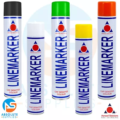 Aerosol Solutions Line Marker Hard Wearing 750ml Line Marking Spray Paint • £9.95