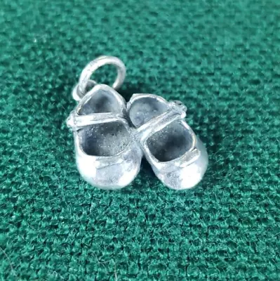 James Avery Sterling Silver Baby Girl Shoes Charm • $10