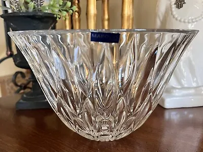 Waterford Marquis Rainfall 10” Crystal Round Centerpiece Fruit Serving Bowl • $34