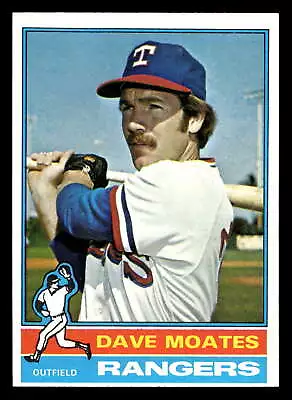 1976 Topps #327 Dave Moates Near Mint RC Rookie Rangers • $1