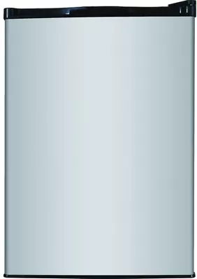 Magic Chef Mini Refrigerator 2.6 Cu. Ft Glass Shelves ENERGY STAR Stainless Look • $127.35