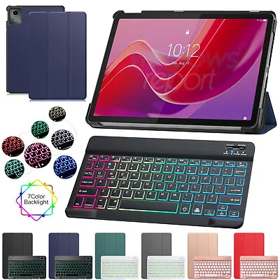 AU For Lenovo Tab M11 TB-330FU 11'' 2024 Tablet Keyoard Leather Smart Cover Case • $39.99