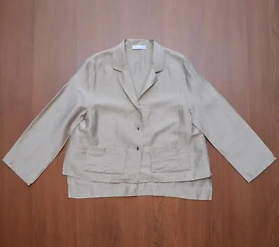 $34.99 • Buy Annette Gortz Linen / Viscose Blazer Coat Jacket Sz 38