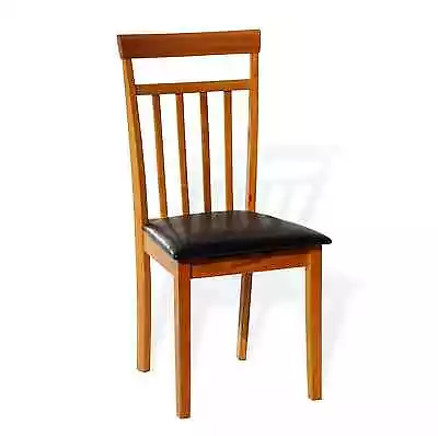 Warm Dining Room Kitchen Chair Solid Wood Hardwood In Maple Finish • $97.50