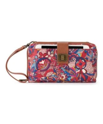 New Sakroots Artist Circle Sweet Red Spirit Desert Smartphone Crossbody Purse • $66.23