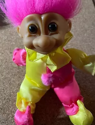 Vintage Russ Troll Doll  Clown 6”   Free Shipping • $14.50