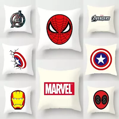 Marvel Avengers Super Hero Pillowcase Cover Cushion UK Seller • £4.99