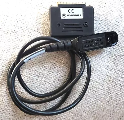 RKN4075C RKN4075 - Motorola OEM WARIS Series Portable Ribless Programming Cable • $39.99