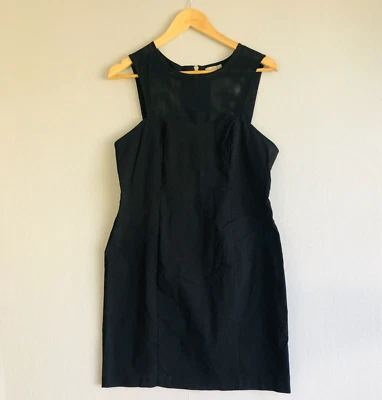 $14.41 • Buy Asos Womens Dress Size 16 Black Straight Stretch Corporate