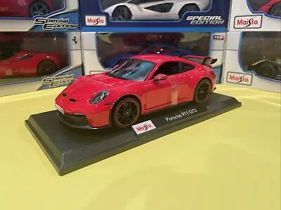 Porsche 911 GT3 - Red -  1:18 Scale Maisto Special Edition.  Die-cast - New • $39.95