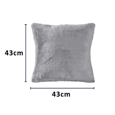 Home Room Chair Car Sofa Soft Fur Fluffy Cushion Cover Plush Throw Pillow Case • £9.99