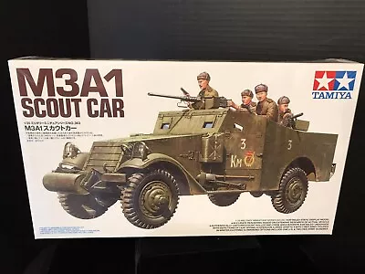 Tamiya 35363 M3a1 Scout Car W/5 Figures Model Kit-nib-1/35 Scale • $40