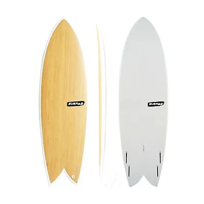 SURFME EPS/EPOXY/Fiber Glass 5.6' - 6'2  Fish Surfboard  • $509