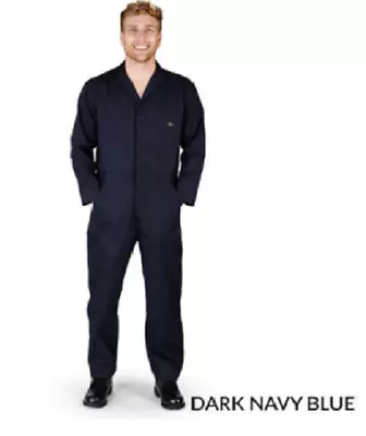 Long Sleeve Coverall Jumpsuit Boilersuit Protective Work Gear Mechanic Tall Size • $32.99