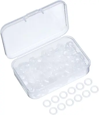 £3.99 • Buy 200 Pieces O Ring Keyboard Clear Rubber O Rings Keyboard Dampeners With Plastic 